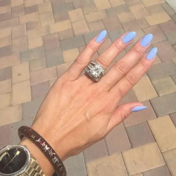 Alexis Bellino’s 18 Carat Emerald Cut Diamond Ring