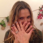 Drew Barrymore’s Colorless 4 Carat Radiant Cut Diamond Ring