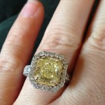 Kelly Clarkson’s 5 Carat Yellow Canary Diamond Ring