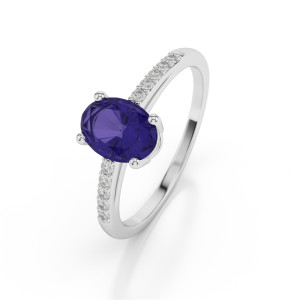 WGold_Tanzanite_Diamond_Ring_1070