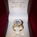 Erica Mena’s 3 Carat Round Diamond Ring