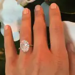 Julianne Hough’s 7 Carat Oval Diamond Ring