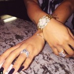 Lira Galore’s 11 Carat Emerald Cut Diamond Ring