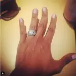 Bobbi Kristina Houston’s 10 Carat Cushion Cut Diamond Ring