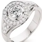 Catriona Rowntree’s 7 Carat Round Diamond Ring