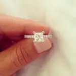 Jamie Ruth Boyd’s 2 Carat Princess Cut Diamond Ring