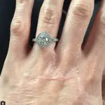 Katie Piper’s Double Halo Brilliant Cut Diamond Ring
