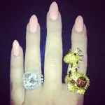 Khloe Kardashian’s 12.5 Carat Radiant Cut Diamond Ring