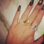 Lily Allen’s Round Brilliant Cut Diamond Ring