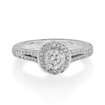 All You Need To Know: Round Halo Engagement Rings