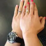 Danielle Fishel’s 3 Carat Round Brilliant Cut Diamond Ring