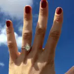 Lindsay Arnold’s Pear Shaped Diamond Ring