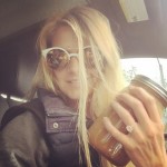 Eliza Coupe’s Oval Cut Diamond Ring