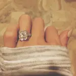 Paulina Gretzky’s Cushion Cut Diamond Ring