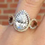 Jenna Reeves’ 1 Carat Pear Shaped Diamond Ring