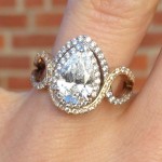 Jenna Reeves’ 1 Carat Pear Shaped Diamond Ring