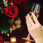 Perrey Reeves’ Pear Shaped Yellow Diamond Ring