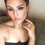 Pia Toscano’s Pear Shaped Diamond Ring