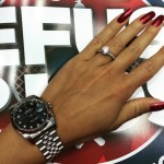 Arina Rodionova’s Round Diamond Ring