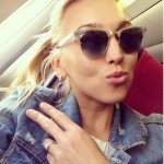 Elena Vesnina’s Round Diamond Ring