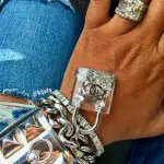 Kijafa Frink’s Emerald Cut Diamond Ring