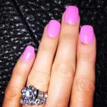 Maryse Ouellet’s Round Diamond Ring