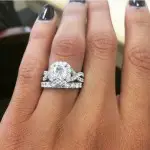 Sydney Leroux’s Square Shaped Diamond Ring
