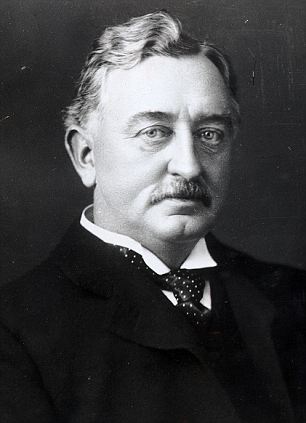 AFRICAN STATESMAN CECIL RHODES IN 1892.