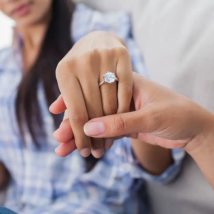 The 'Upside-Down' Engagement Ring Trend We Didn't See Coming