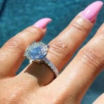 Blac Chyna’s Cushion Cut Diamond Ring