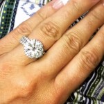 Danielle Lloyd’s Round Cut Diamond Ring