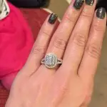 Jodie Sweetin’s Emerald Cut Diamond Ring