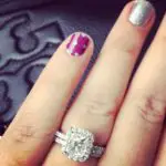 Ann Lueders’ 2 Carat Princess Cut Diamond Ring