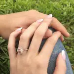 Anna Camp’s Cushion Cut Diamond Ring