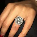 Nicki Minaj’s Cushion Cut Diamond Ring