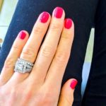 Vogue Williams’ Square Shaped Diamond Ring