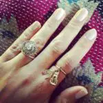 Ashley Madekwe’s Round Cut Diamond Ring