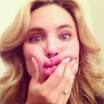 Leah Pipes’ Square Shaped Diamond Ring