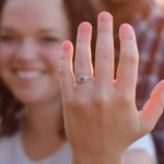 Maddie Brown’s Round Cut Blue Diamond Ring