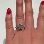 Agnes Chung’s Round Shaped Diamond Ring