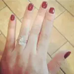 Chloe Tangney’s Pear Shaped Diamond Ring