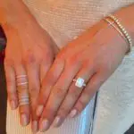 Becky Rochow’s Emerald Cut Diamond Ring