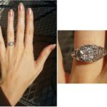 London Elise Moore’s Flower Shaped Vintage Diamond Ring