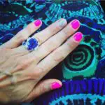 Brandi Burkhardt’s Cushion Cut Amethyst Ring