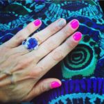 Brandi Burkhardt’s Cushion Cut Amethyst Ring