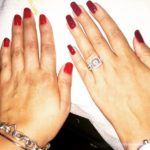 Akriti Kakar’s Square Shaped Diamond Ring