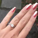 Caroline Daly’s Round Cut Diamond Ring