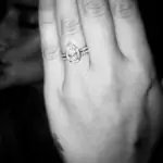 Katie Waissel’s Pear Shaped Diamond Ring