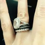Rhea Durham’s Emerald Cut Diamond Ring