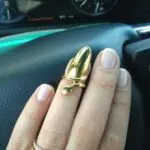 Tiffany Fallon’s Pear Shaped Diamond Ring
